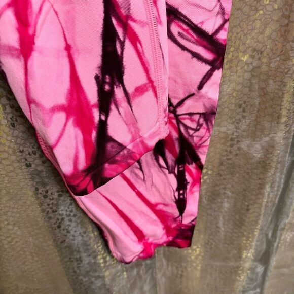 PINK Victorias Secret Tie Dye Seamless High Waist Full Length Legging Large - Picture 4 of 8